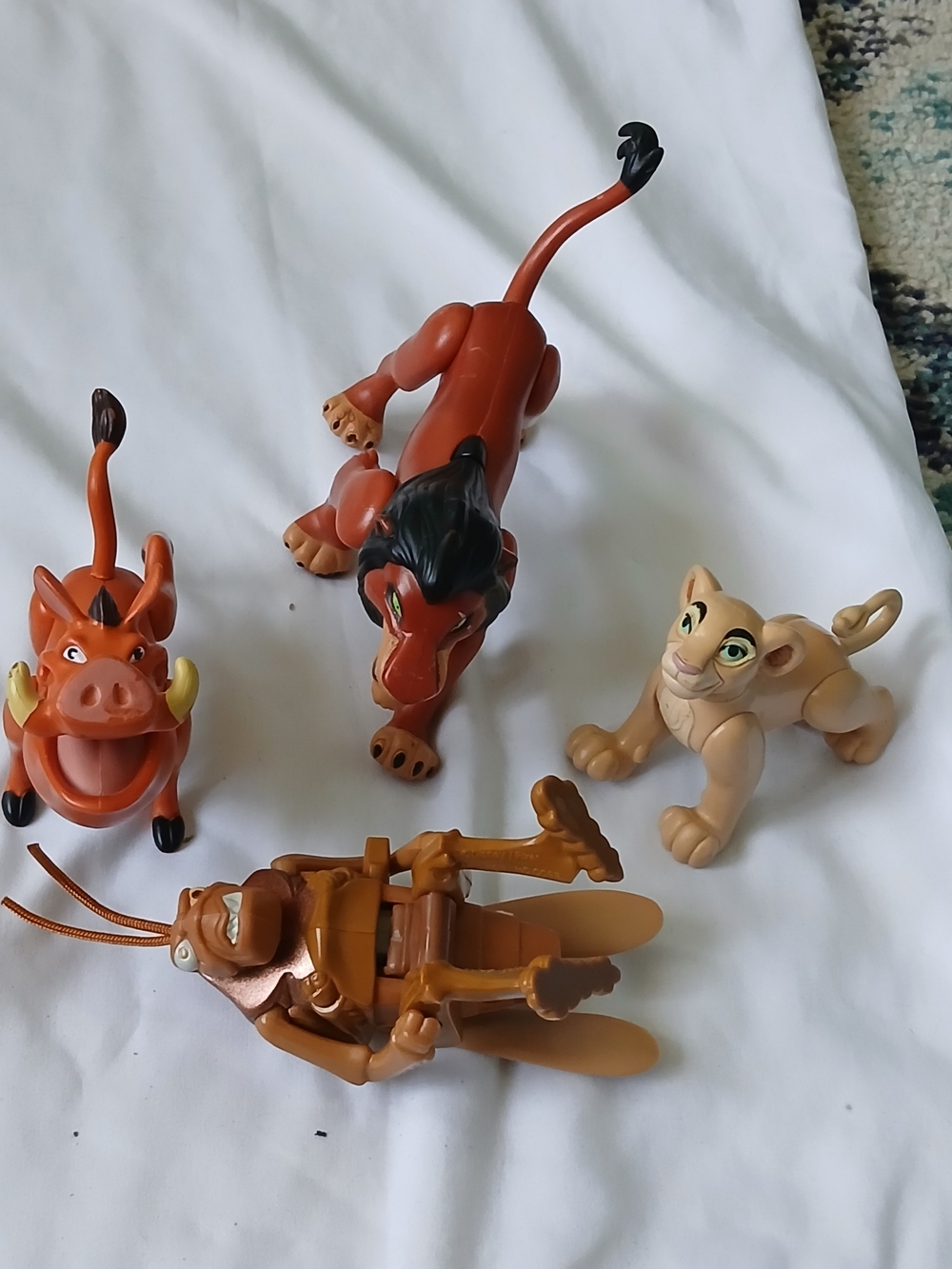 The Lion King 1994 Disney Mattel Battle Action Figures  + Ants movie figure